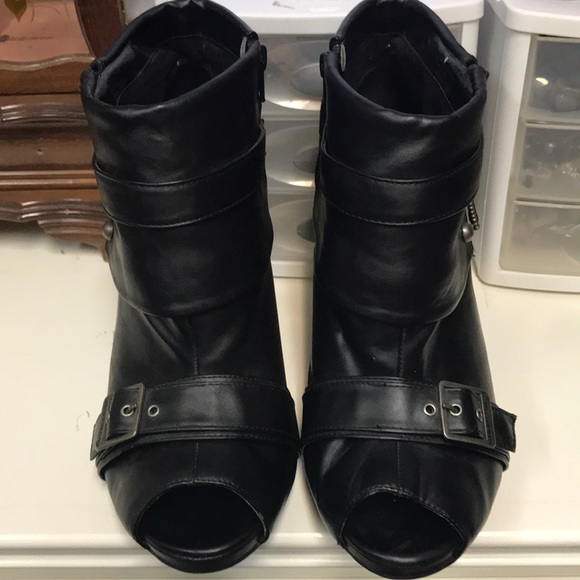 Fergalicious open toe high heel booties - size 10M - Picture 2 of 3